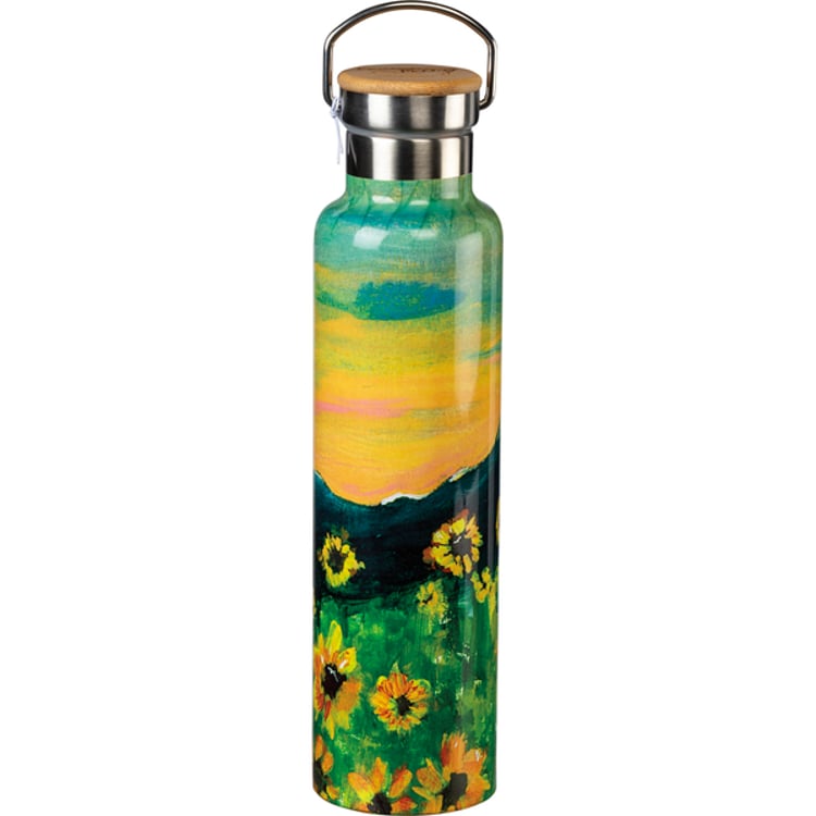 Primitives By Kathy Make It Happen Sunflower Insulated Bottle