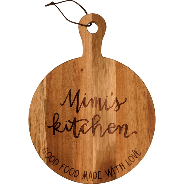 primitives by kathy Mimi's Kitchen Food Made With Love Cutting Board