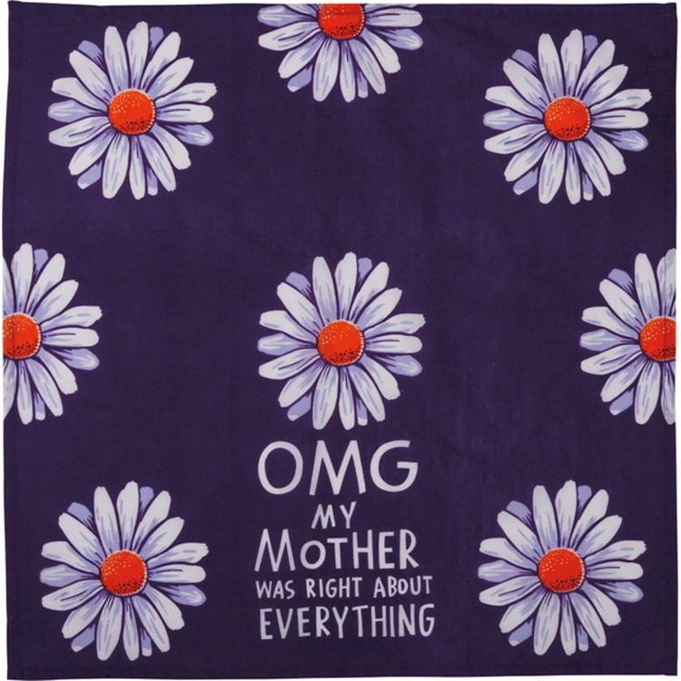 Primitives By Kathy My Mother Was Right Kitchen Towel