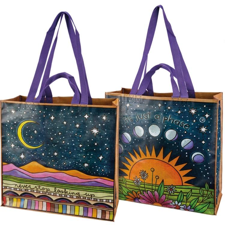 primitives by kathy Never Stop Looking Up Market Tote
