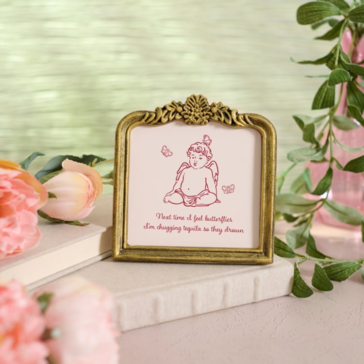 Primitives By Kathy Next Time I Feel Butterflies Framed Art