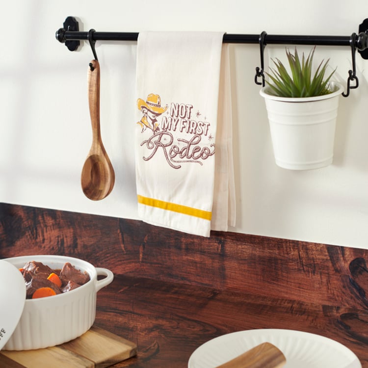 Primitives By Kathy Not My First Rodeo Kitchen Towel
