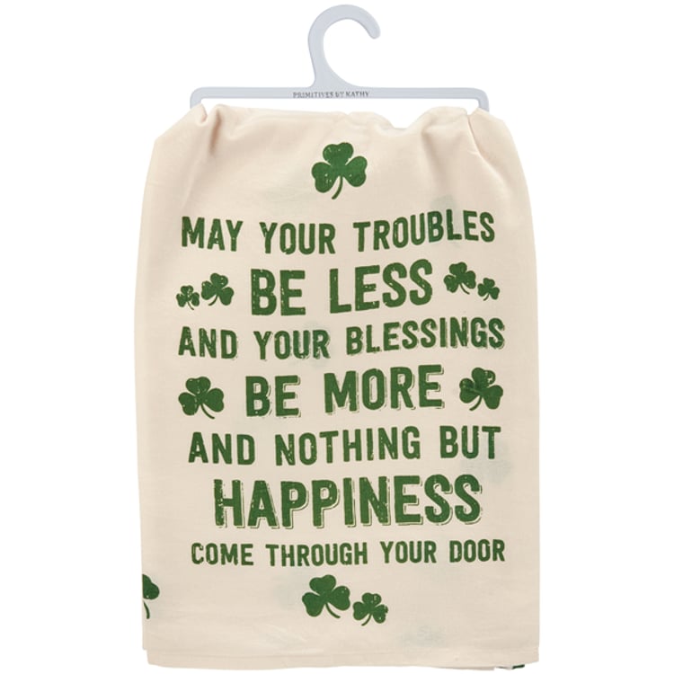 Primitives By Kathy Nothing But Happiness Kitchen Towel