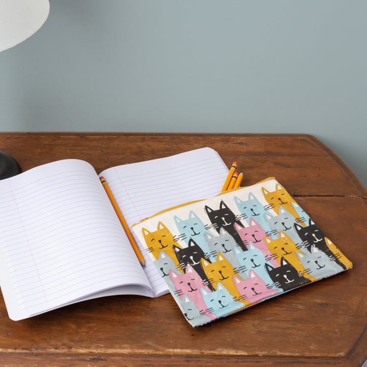 Primitives By Kathy One Cat Away From Crazy Cat Lady Zipper Pouch