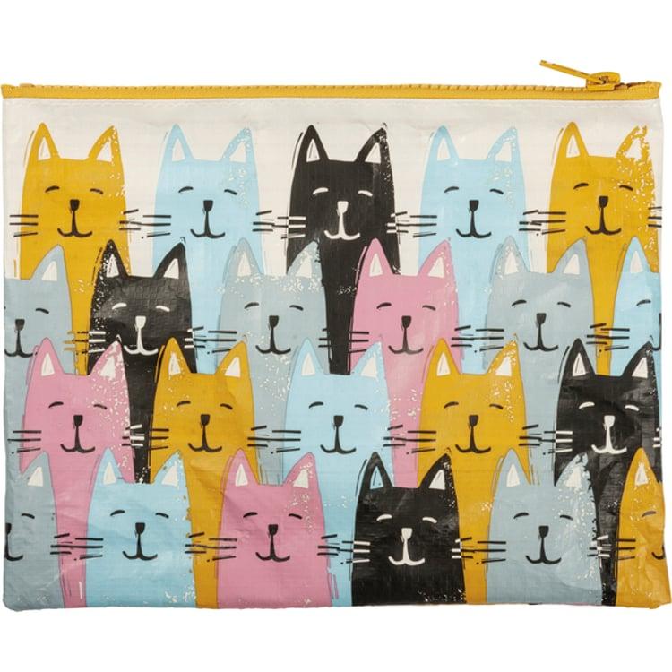 Primitives By Kathy One Cat Away From Crazy Cat Lady Zipper Pouch
