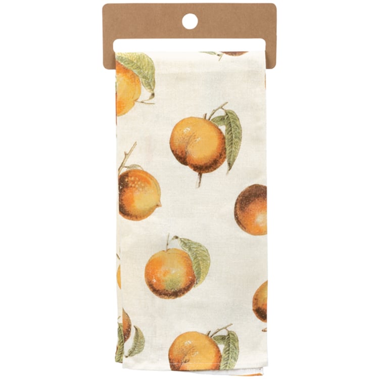 Primitives By Kathy Practice What You Peach Kitchen Towel