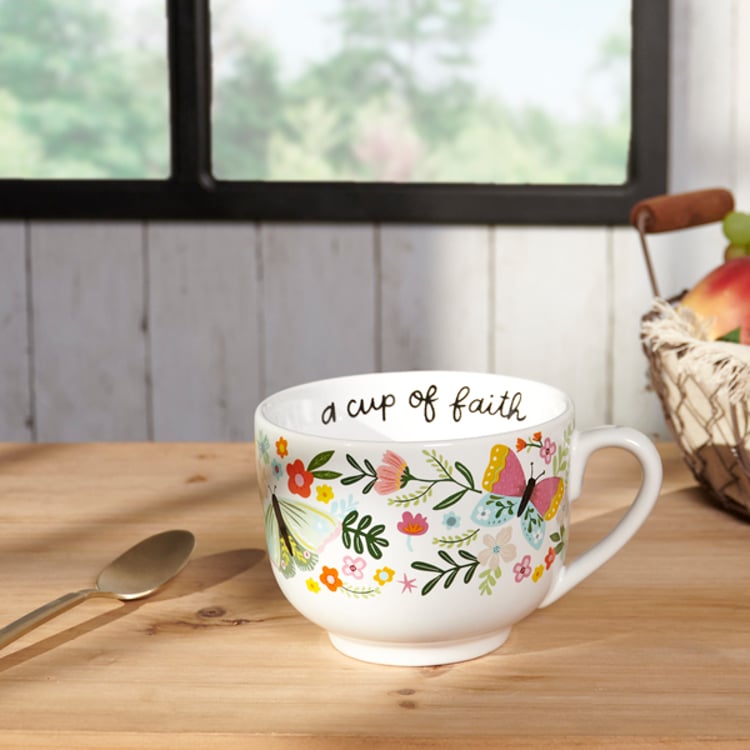 Primitives By Kathy A Cup Of Faith Mug