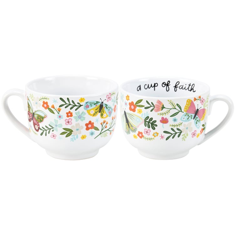 Primitives By Kathy A Cup Of Faith Mug