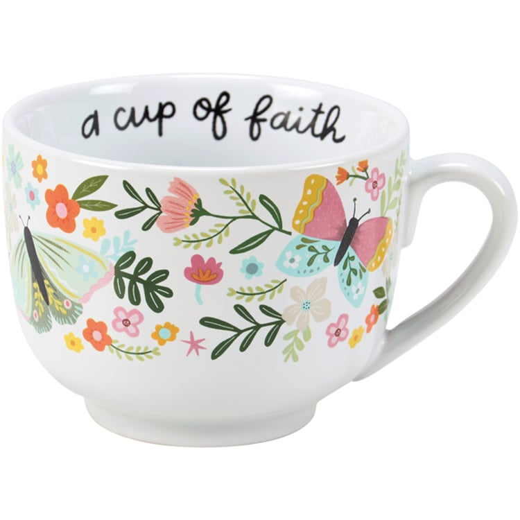 primitives by kathy A Cup Of Faith Mug