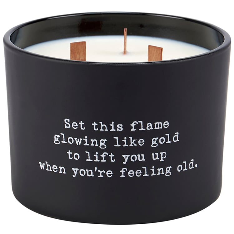 primitives by kathy Age Poetry Candle