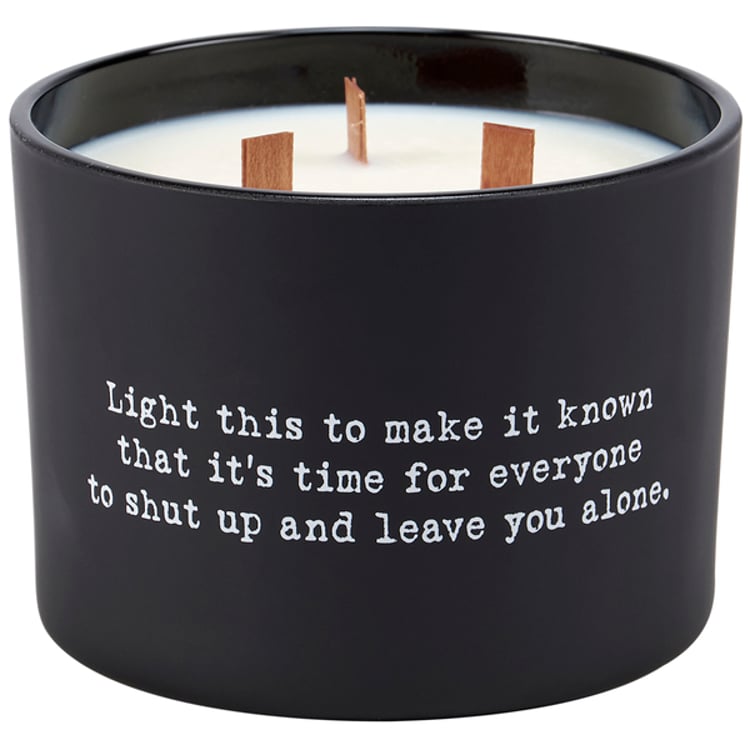 primitives by kathy Alone Time Poetry Candle