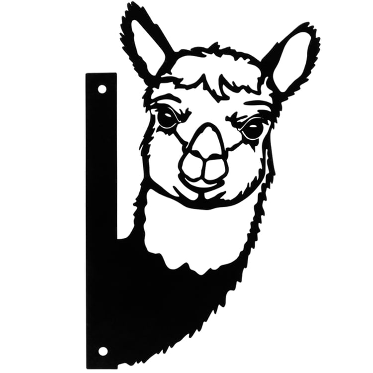 Primitives By Kathy Alpaca Metal Outdoor Art