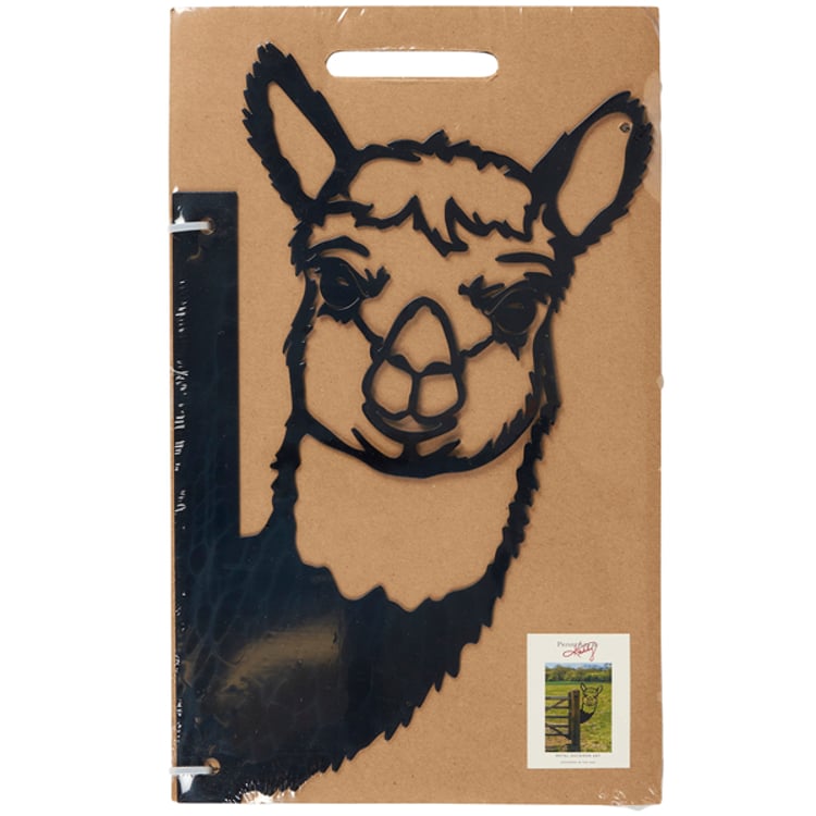 Primitives By Kathy Alpaca Metal Outdoor Art