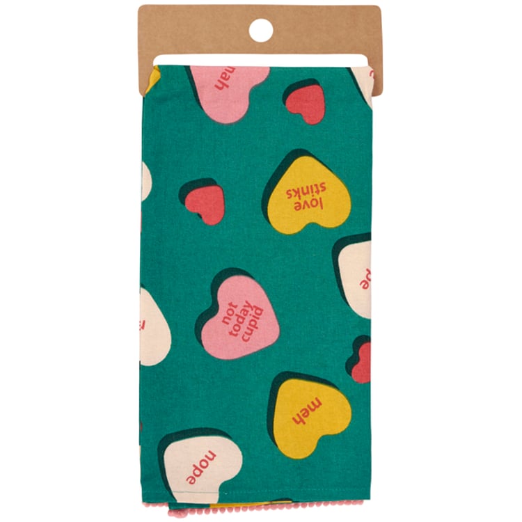 Primitives By Kathy Anti Valentine Kitchen Towel