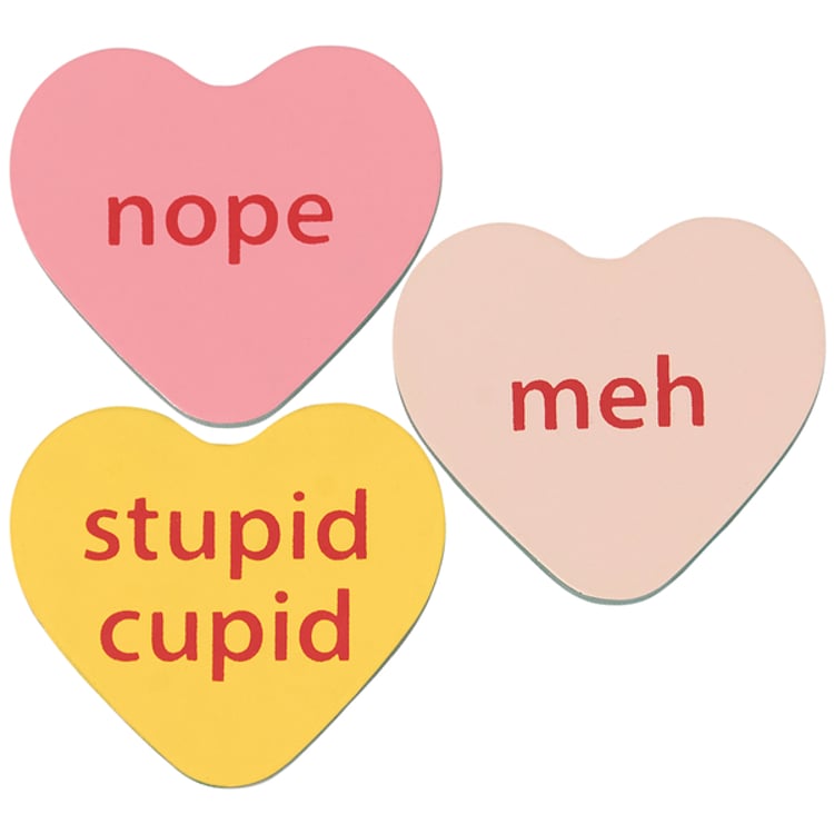 Primitives By Kathy Anti Valentine Magnet Set