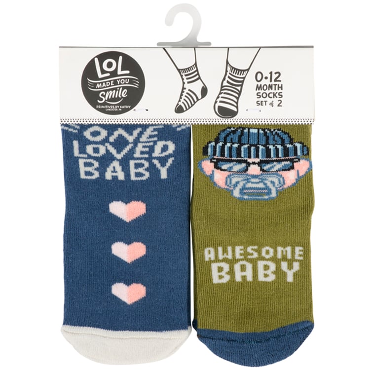 Primitives By Kathy Awesome Baby Baby Sock Set