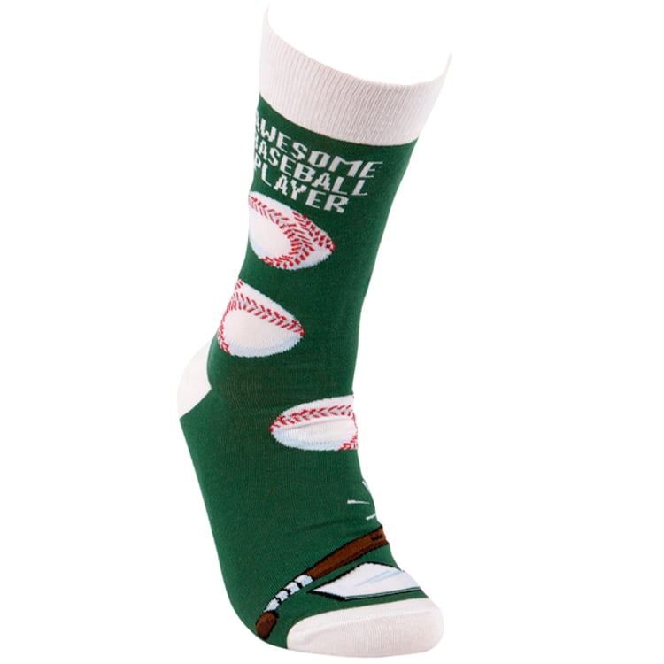 Primitives By Kathy Awesome Baseball Player Socks