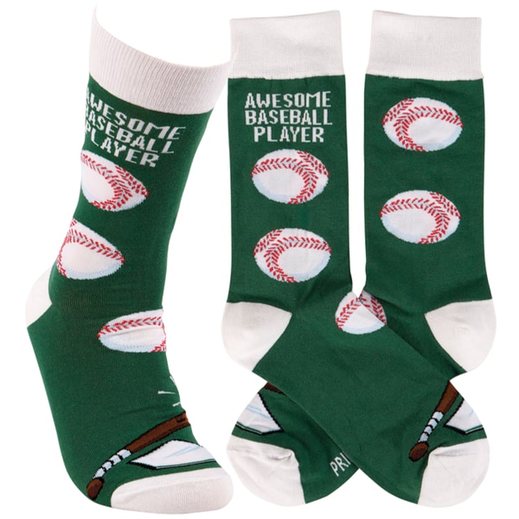 primitives by kathy Awesome Baseball Player Socks