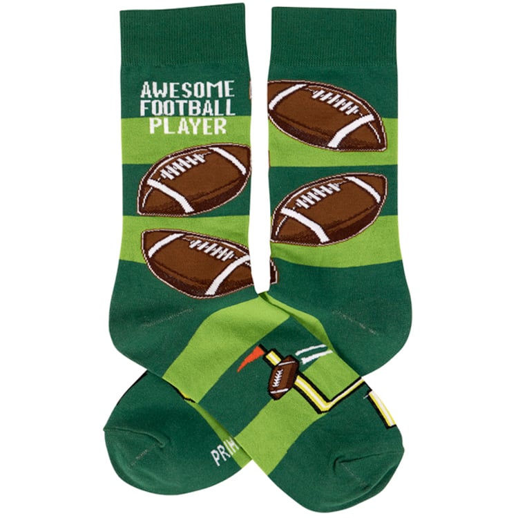 Primitives By Kathy Awesome Football Player Socks