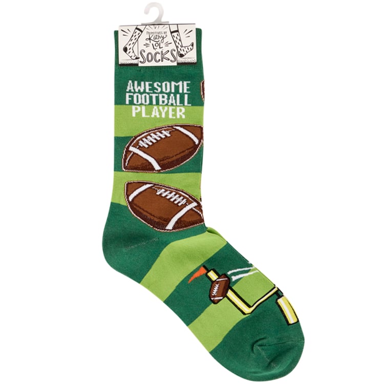 Primitives By Kathy Awesome Football Player Socks