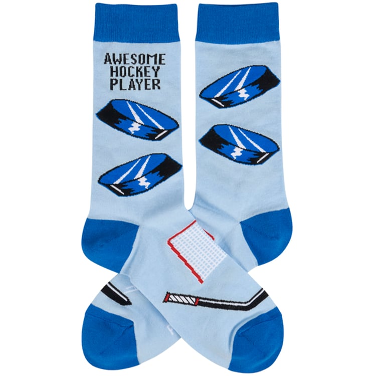 Primitives By Kathy Awesome Hockey Player Socks