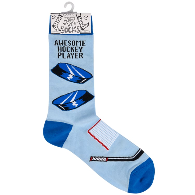 Primitives By Kathy Awesome Hockey Player Socks