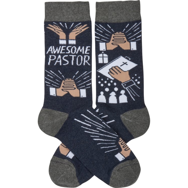 Primitives By Kathy Awesome Pastor Socks