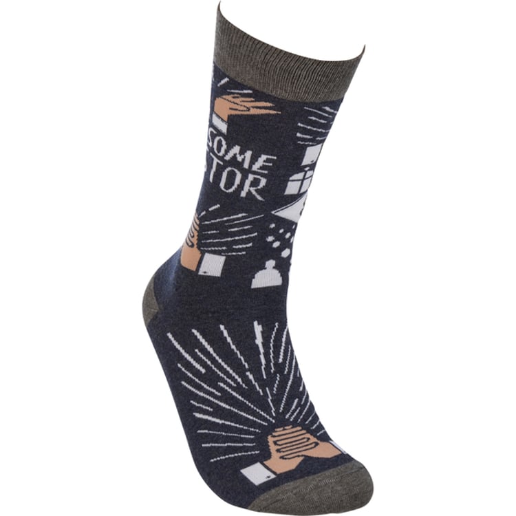 Primitives By Kathy Awesome Pastor Socks