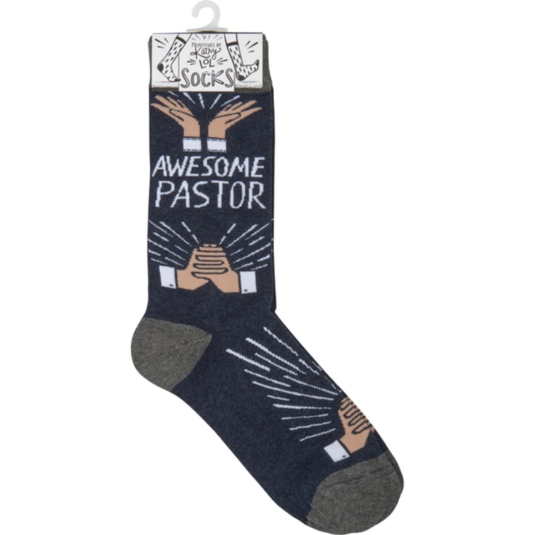 Primitives By Kathy Awesome Pastor Socks