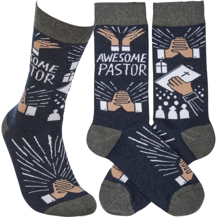 primitives by kathy Awesome Pastor Socks