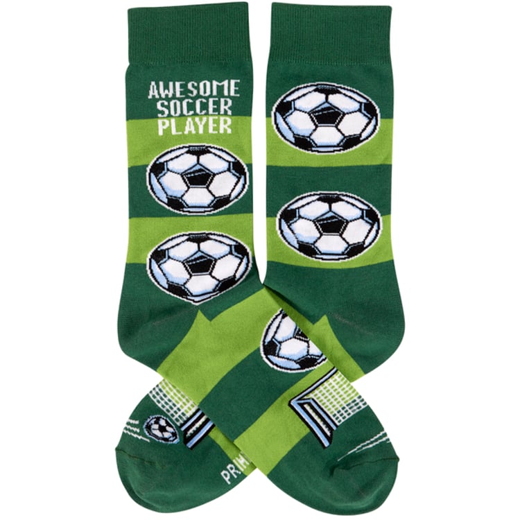 Primitives By Kathy Awesome Soccer Player Socks