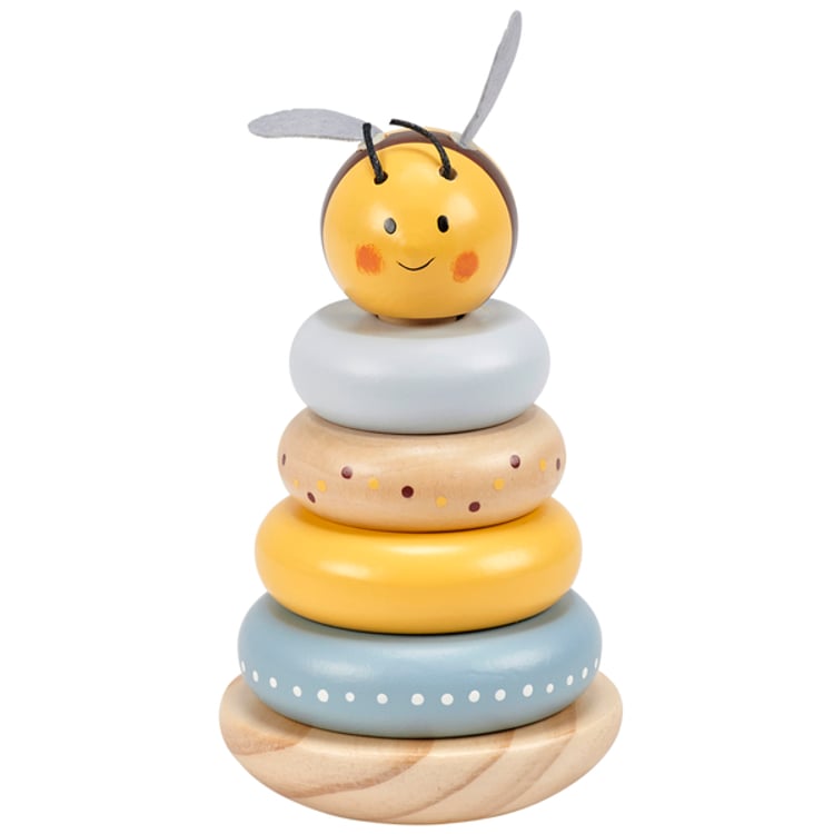 primitives by kathy Baby Bee Stacking Toy
