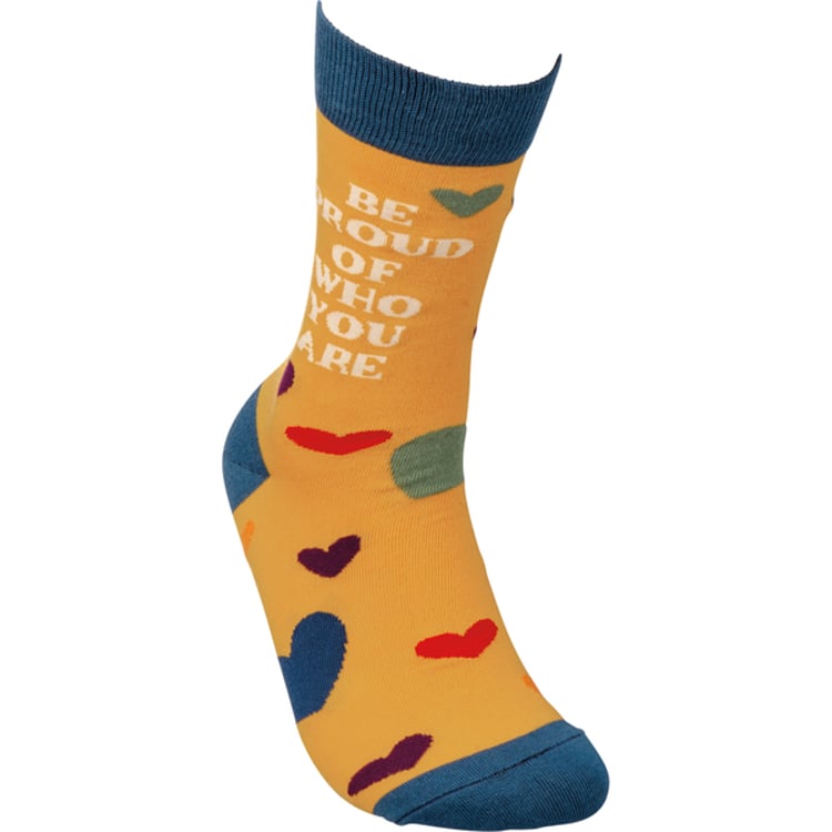 Primitives By Kathy Be Proud Of Who You Are Socks