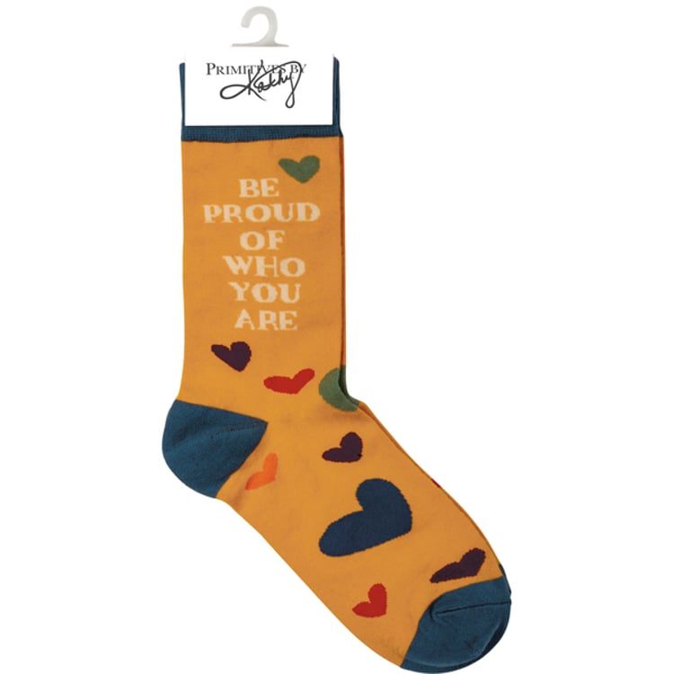 Primitives By Kathy Be Proud Of Who You Are Socks