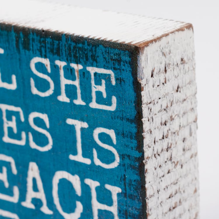 Primitives By Kathy Beach Beach Beach Block Sign