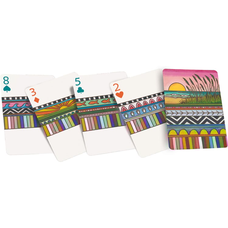 Primitives By Kathy Beach Playing Cards