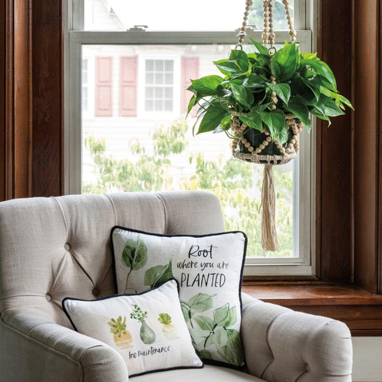 Primitives By Kathy Beaded Plant Hanger