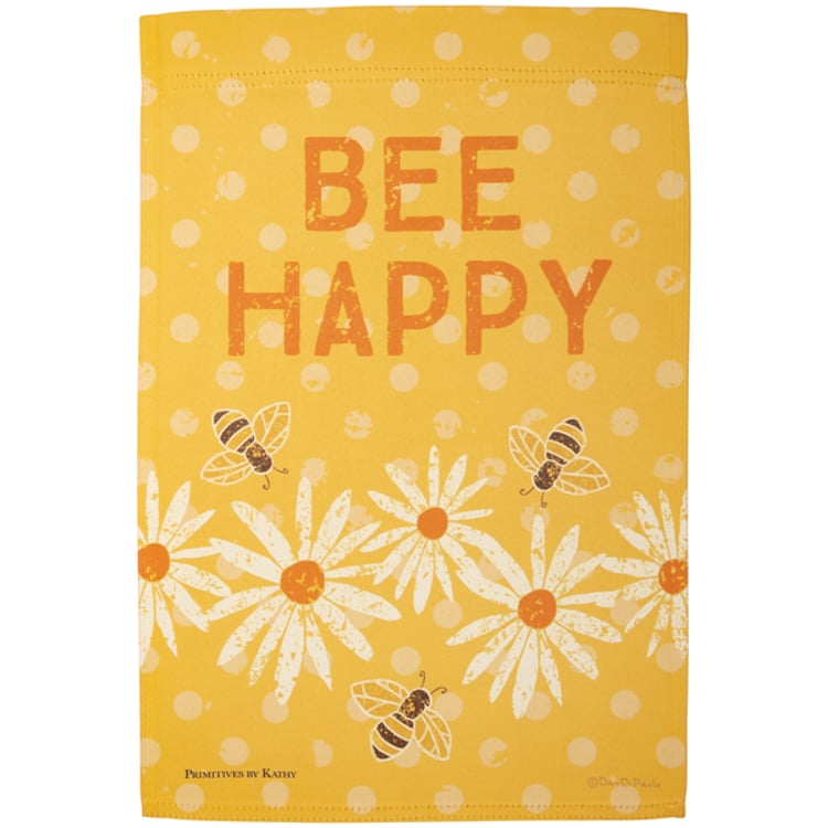 Primitives By Kathy Bee Happy Garden Flag