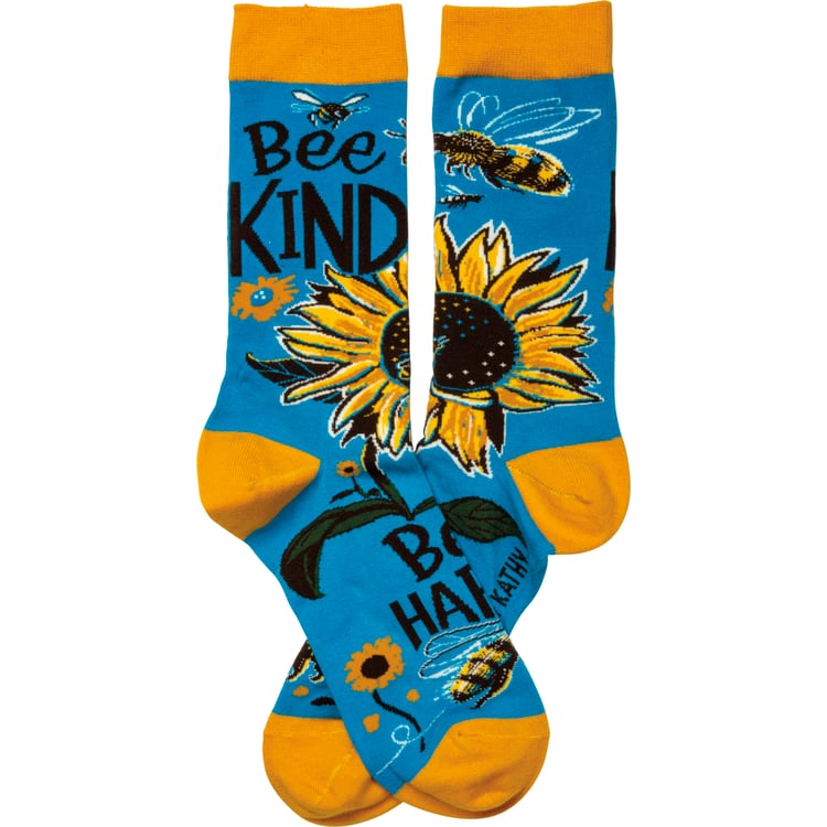 Primitives By Kathy Bee Kind Bee Happy Socks