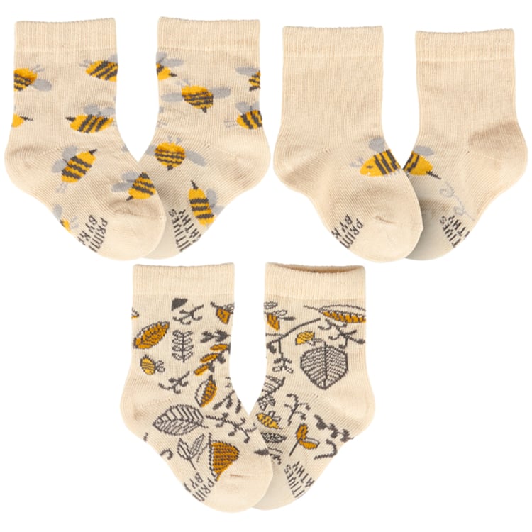 primitives by kathy Bees Baby Sock Set