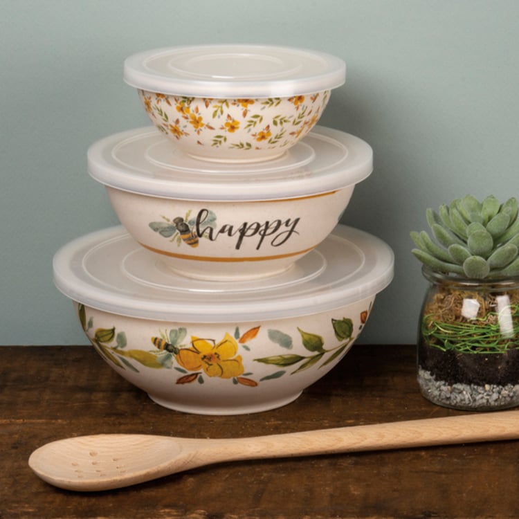 Primitives By Kathy Bees Bowl Set