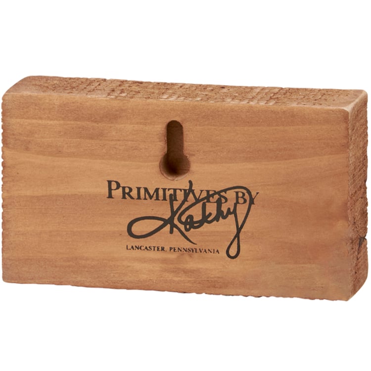 Primitives By Kathy Begins With Christ Block Sign
