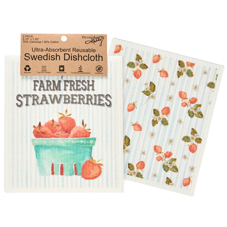 primitives by kathy Berry Swedish Dishcloth Set