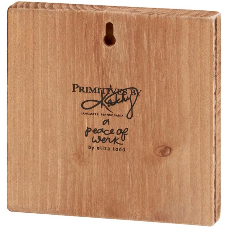 Primitives By Kathy Better Brighter Block Sign