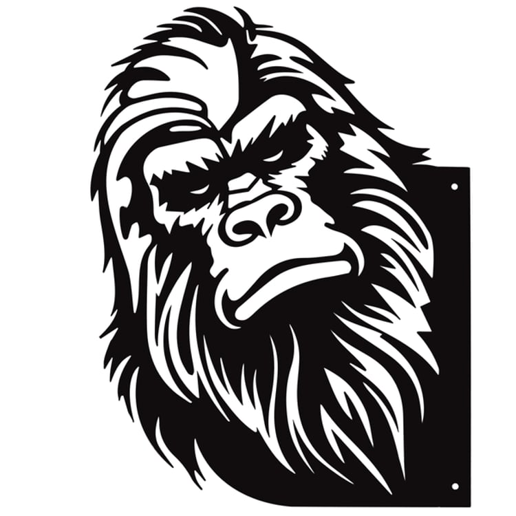 primitives by kathy Bigfoot Metal Outdoor Art