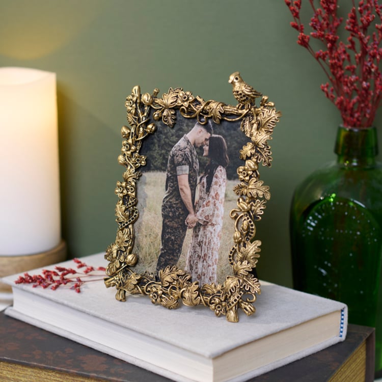 Primitives By Kathy Bird Foliage Photo Frame