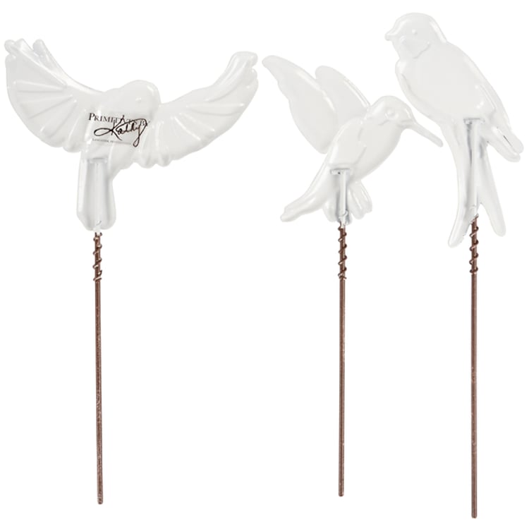 Primitives By Kathy Bird Garden Pick Set