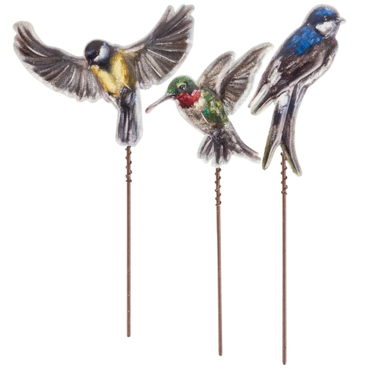 Primitives By Kathy Bird Garden Pick Set
