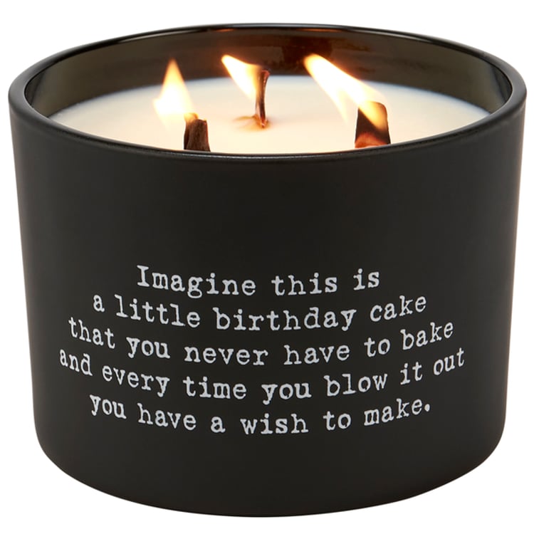 Primitives By Kathy Birthday Poetry Candle