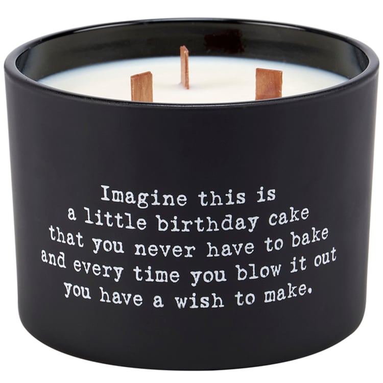 primitives by kathy Birthday Poetry Candle